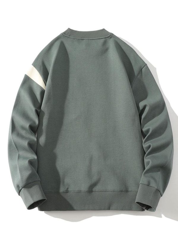 Color Block Sweatshirt With Pocket