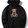 London Bear Print Hoodie