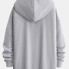 Basic Relax Fit Zip Hoodie
