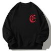 C California Print Relaxed Sweatshirt
