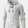 Horn Button Hooded Sweater