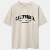California Print Heavy Weight Oversize T-Shirt
