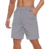 d302ef1ae91adf3cd56f4e2f70421cca3a64350c1804e3b76e54edbda1215ee7.jpg Men's Casual Quick-Dry 5 Pockets Cargo Short
