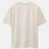 Slogan Print Drop Shoulder Oversize T-Shirt