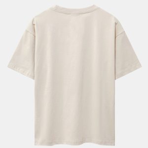 Gothic Los Angeles Print Oversize T-Shirt