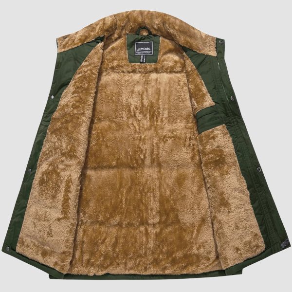 d322164d85c4b9b8fe2db38e3402c70c6f93f863c9cebabb739a09b258bec1e0.jpg Men's Outerwear Vests Full-Zip Sleeveless Jacket Winter Warm Fleece Lined Vests Stand Collar