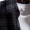 Plaid Button Up Shirt With Pocket
