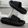 Women's Eva Home Slippers, Anti-slip, Water-resistant, Simple, Comfortable, Quiet, Durable, For Outdoor, Dorm, Office, Summer