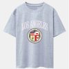 Los Angeles Coat Of Arms Print Drop Shoulder Oversize T-Shirt
