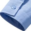 Long Sleeve Linen Look Henley Collar Shirt