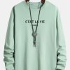 Long Sleeve Paris Print Cotton T-Shirt