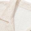 Short Sleeve Geometry Textured Cuban Shirt