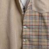 Corduroy Plaid Patchwork Shirt