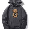 London Bear Print Hoodie