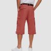 d882406e38c71f87a1f4066ea0b7d2ad67f67a42213649b559b0d8b19e256dab.jpg Men 3/4 Cargo Shorts Cotton Lightweight Ripstop with Multi-Pockets