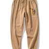 Robot Bear Print Jogger Pants