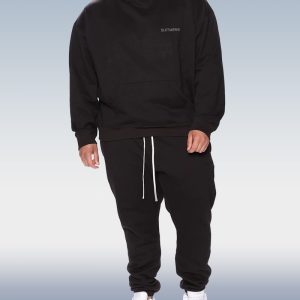 d8aa827f34df4ce077f01b2aa0b34b7ead29fb75e7e9b8345c133141cb23ae51.jpg SUITMENS Men's Black Hoodie Set