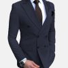d8adcc88752ba8fd4157d0b766e5e493dc7c610f2051309a96196f27f85d73e6.jpg Elegant Plain Lapel Collar Double Breasted Blazer & Pants 2Pcs Set