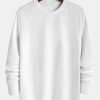 Long Sleeved Muscle Fit Ribbed T-Shirt