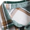 Flannel Button Up Plaid Overshirt