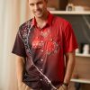 Christmas Decoration Chest Pocket Short Sleeve Shirt