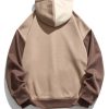 Oversize Color Block Hoodie