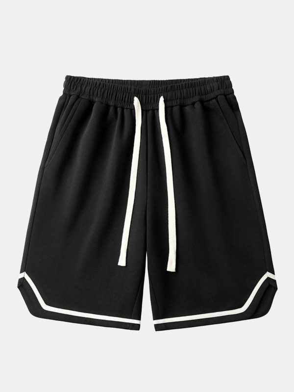Basketball Bear Print Drop Shoulder Oversize T-Shirt & Jersey Basketball Shorts