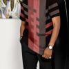 Men's Casual Colorblock Walking Suit-030