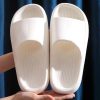 dc09994a8370db04090e23ac2eff43486c7e2eca9cc4ad2074ff9d36d07cfa0e.jpg Minimalist Single Band Slides Shower Bathroom Slippers Comfy Cushioned Thick Sole