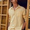 Hardaddy Cotton Floral Contrast Long Sleeve Shirt