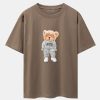 Rich Bear Print Heavy Weight Oversize T-Shirt