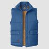 dee82ba1cd32908875ec6e60fca45a33f9bbef2a528313540da448b1b2fcacf2.jpg Men's Outerwear Vests Sleeveless Winter Stand Collar Padded Vest Warm Fleece Lined