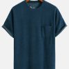 Dropped Shoulder Corduroy T-Shirt