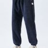 Drawstring Corduroy Pants
