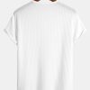 Muscle Fit Ribbed Henley Shirt