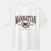 e0a164ae9e4590a5dadac0887eaad2af676aa8efa8fc2d0dc372fc93b38cb075.jpg Manhattan Varsity Print Heavy Weight Oversize T-Shirt