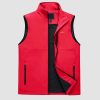 Men's Lightweight Vest Windproof Sleeveless Jacket Outdoor Hiking Camping Fishing Photography Gilet with Zip Pockets