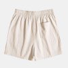 Tropical Print Shirt & Textured Cotton 5" Shorts