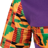Men's Printed Colorblock T-Shirt and Shorts Set 024