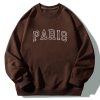 Paris Print Relaxed Sweatshirt