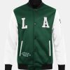 LA Print Baseball Jacket
