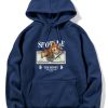 Money Bear Print Hoodie