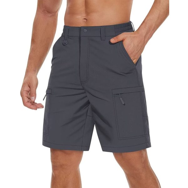 e39c871fd1d6f8cba8523b2e1dfaab7bf00eb81f518aafa86844461ed4418be5.jpg Men's Casual Quick-Dry 5 Pockets Cargo Short