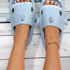 e4bc7a3ea7dc35d31d323bb666d80c830fcdb683cb53a23e5cddac99a9e620b5.jpg Women Blue Cartoon Shark Design Single Band Slides