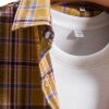 Long Sleeve Button Up Plaid Shirt