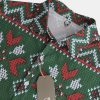 Christmas Chest Pocket Short Sleeve Hawaiian Shirt