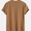 Muscle Fit Ribbed T-Shirt