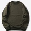 Basic Crew Neck Sweatshirt & Jogger Pants