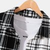 Patchwork Flannel Plaid Overshirt