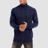 e81a52bdf13af62e6f89684575f4b9e9b7408a5d4d11a7a7f9c38d0b91c0d37a.jpg Men's Turtleneck Sweater Heavyweight Long Sleeves Cotton Pullover Knitted Casual Sweatshirt